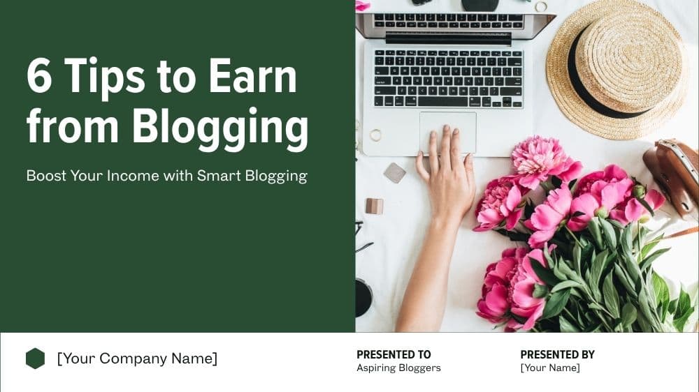 一般人がブログで稼ぐための6つのコツ(SEO・ライティング・高単価商品・分析・SNS活用・複数収益源)をイラストで表した画像。